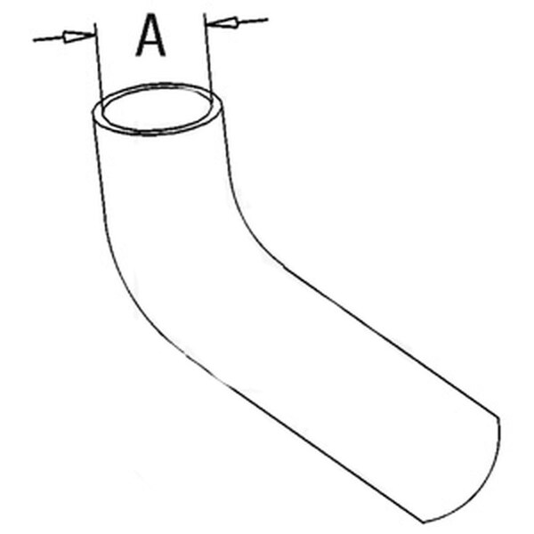 Aftermarket Upper Top Radiator 1 58 ID Hose Fits Massey Ferguson Tractor 2135 135 230 235 194299M1 - main